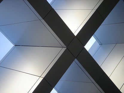 lucernario con panel composite